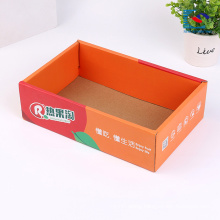 Custom logo design clothes packaging corrugated paper box